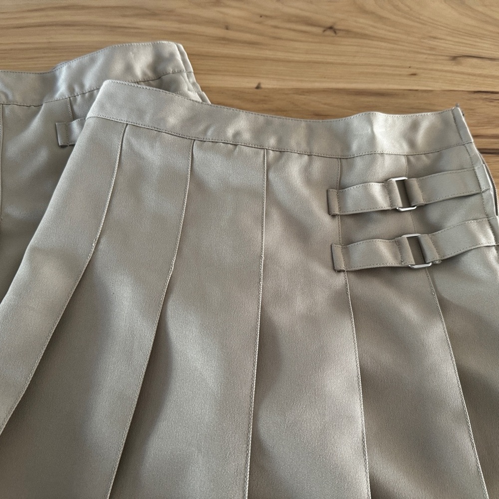 Set of 2 Girls Uniform French Toast Skirts - size 8